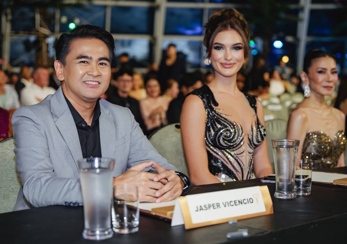 Mr. Jasper Vicencio during the Miss Earth 2025 Coronation Night