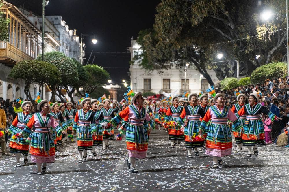 FESTIVITY of the Virgen of Guadalupe in Bolivia.