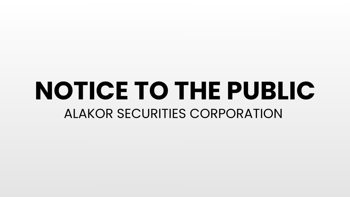 ALAKOR Securities Corporation to End Operations on January 31, 2026