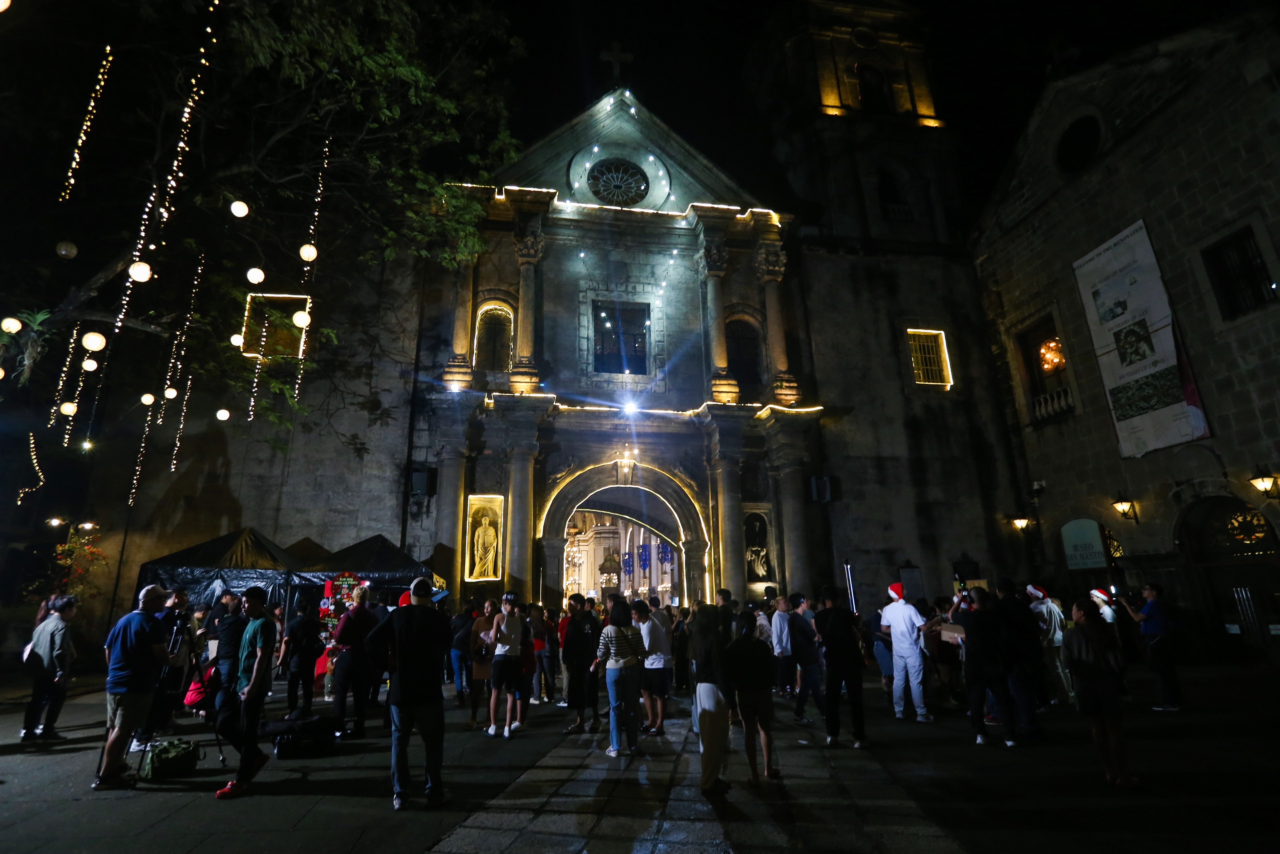 Simbang Gabi in San Agustin Church