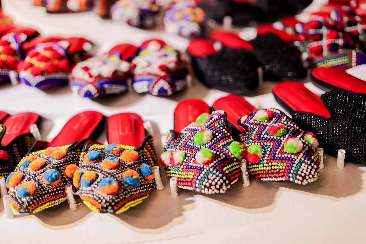 THE Batwing Mules are hand -beaded by the Bagobo Tagabawa community of Toril, Davao and crafted with the expert shoemakers of Marikina. Each pair brings together heritage, traditions, and purpose — they carry the life, soul, and the quiet strength of the hands that made them. A beautiful story of power coming alive. All heart. All talent. Proudly Filipino.