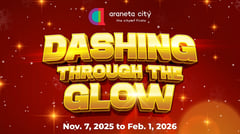 Araneta City - Dashing through the glow