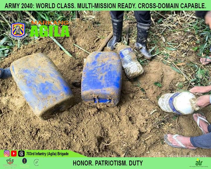 Philippine Army finds CTG food cache in Aurora
