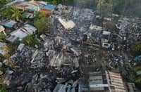 THE Malasakit Team of Senator Christopher ‘Bong’ Go distribute various aid to fire victims in Barangay Milagrosa, Puerto Princesa City, Palawan.