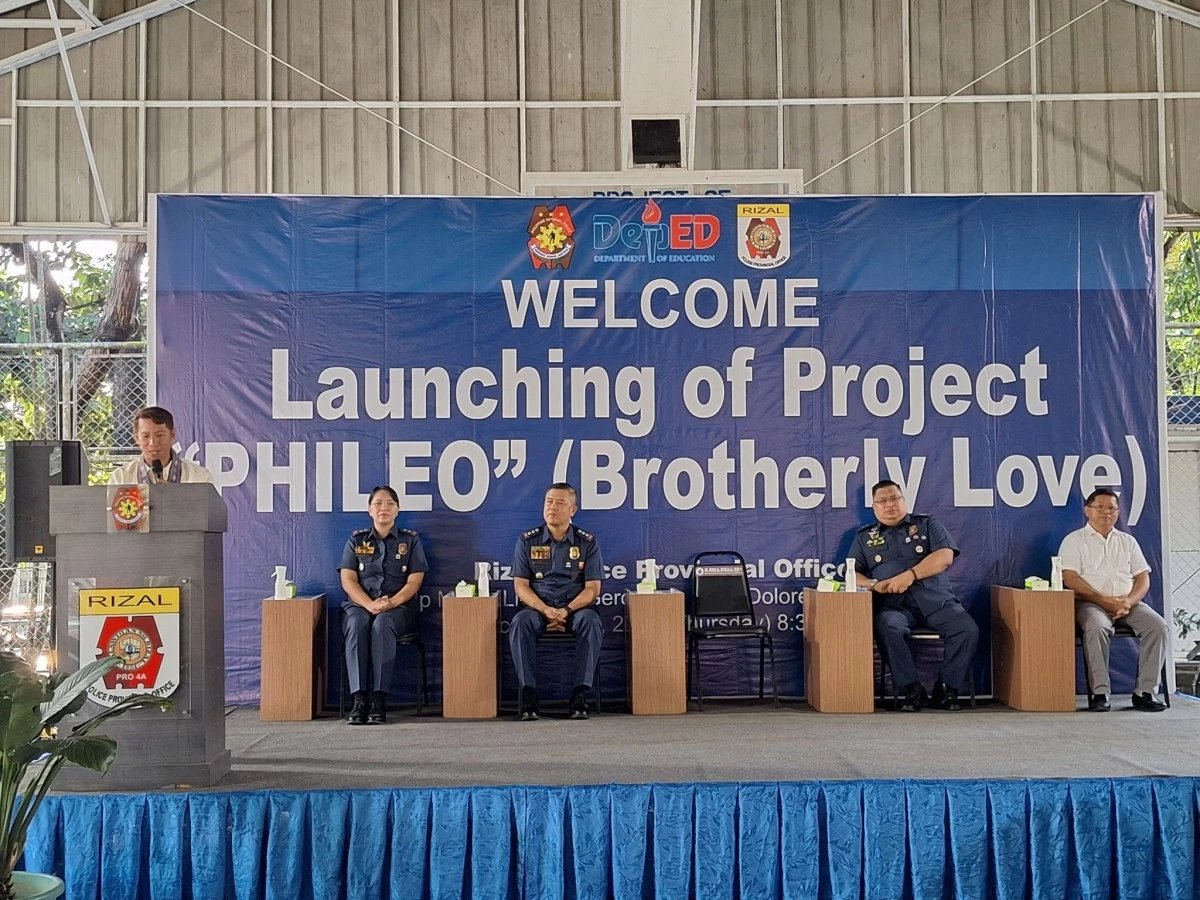 Rizal PNP launches Project PHILEO for student support