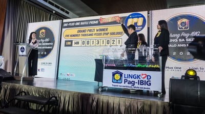 Pag-IBIG Fund rewards members with prizes up to P500k in year-end raffle