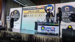 Pag-IBIG Fund rewards members with prizes up to P500k in year-end raffle