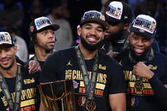 Knicks beat Spurs in NBA Cup final to end 52-year trophy drought