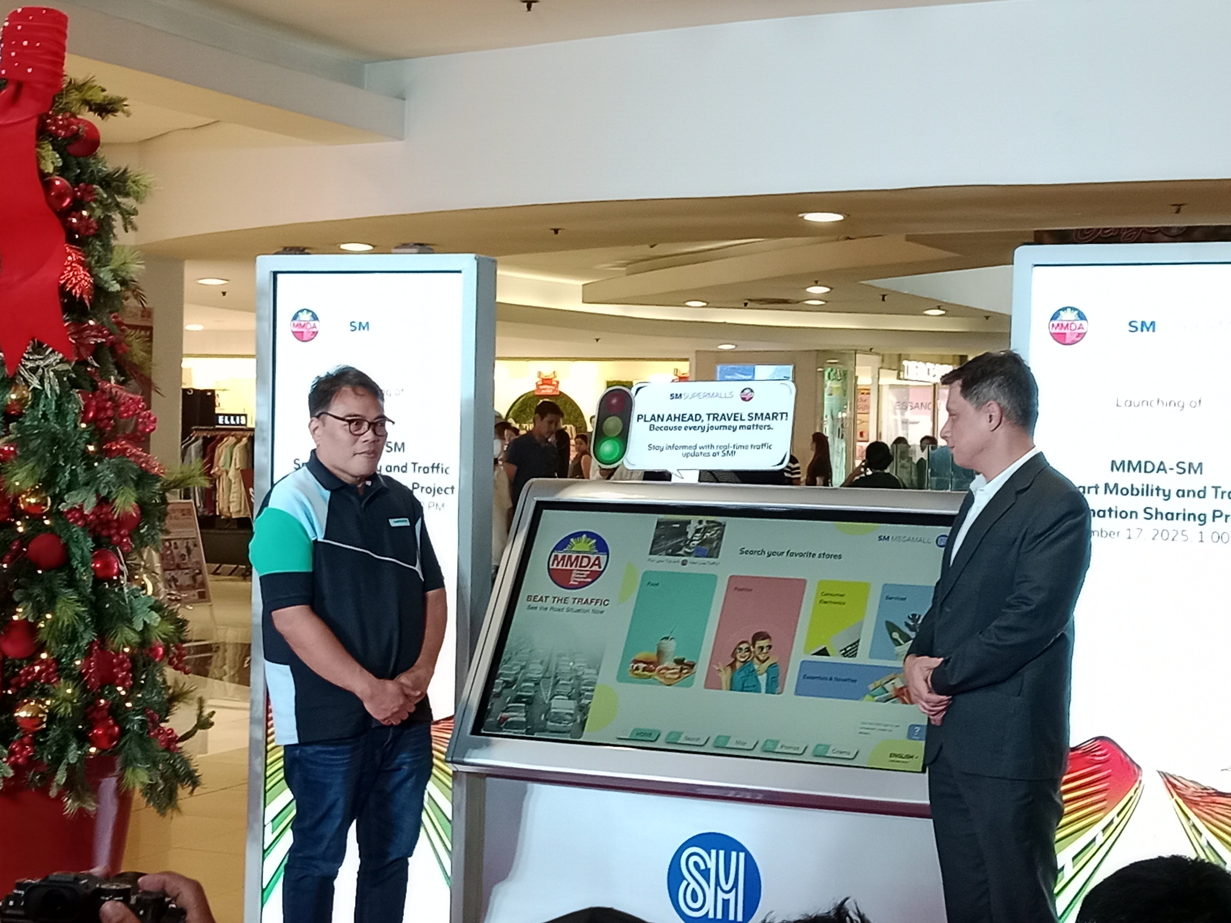 MMDA, SM Supermalls launch real-time traffic feeds in malls