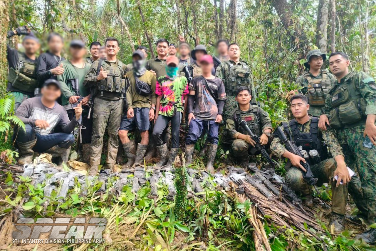 Army, police seize biggest rebel arms cache in Bicol
