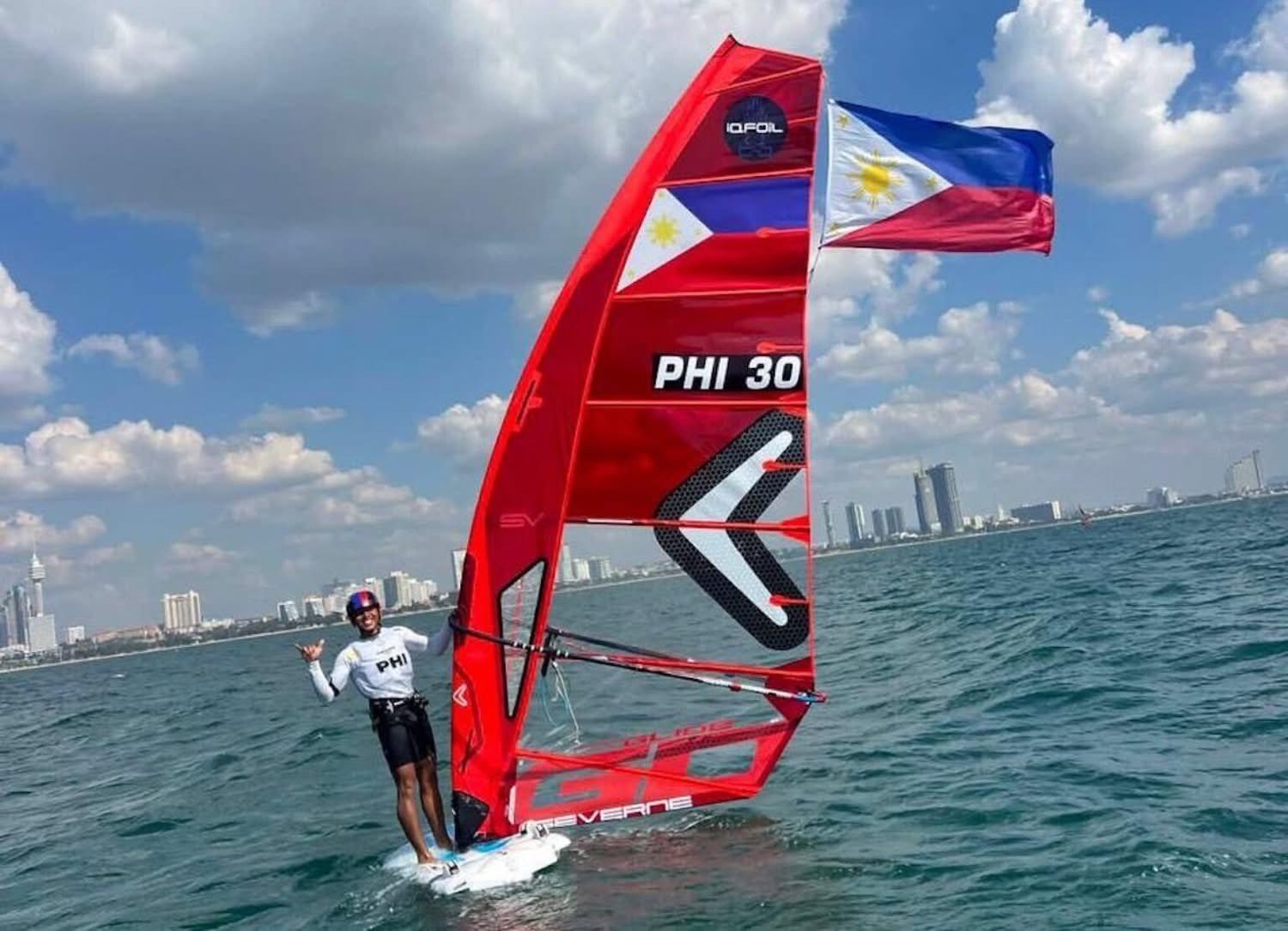Teen windsurfer clinches SEAG gold