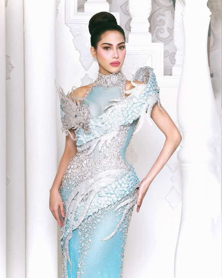 Our very own Chelsea Fernandez at the 2025 Miss Cosmo Pageant