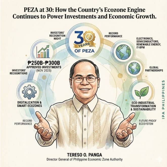 PEZA has honored Golden Achievement Awardees for the past 30 years, which now include CANON Business Machines (Philippines) Inc., at PEZA’s 30th Anniversary and Investors’ Recognition Night at the SMX Convention Center, Pasay City, last 15 December.