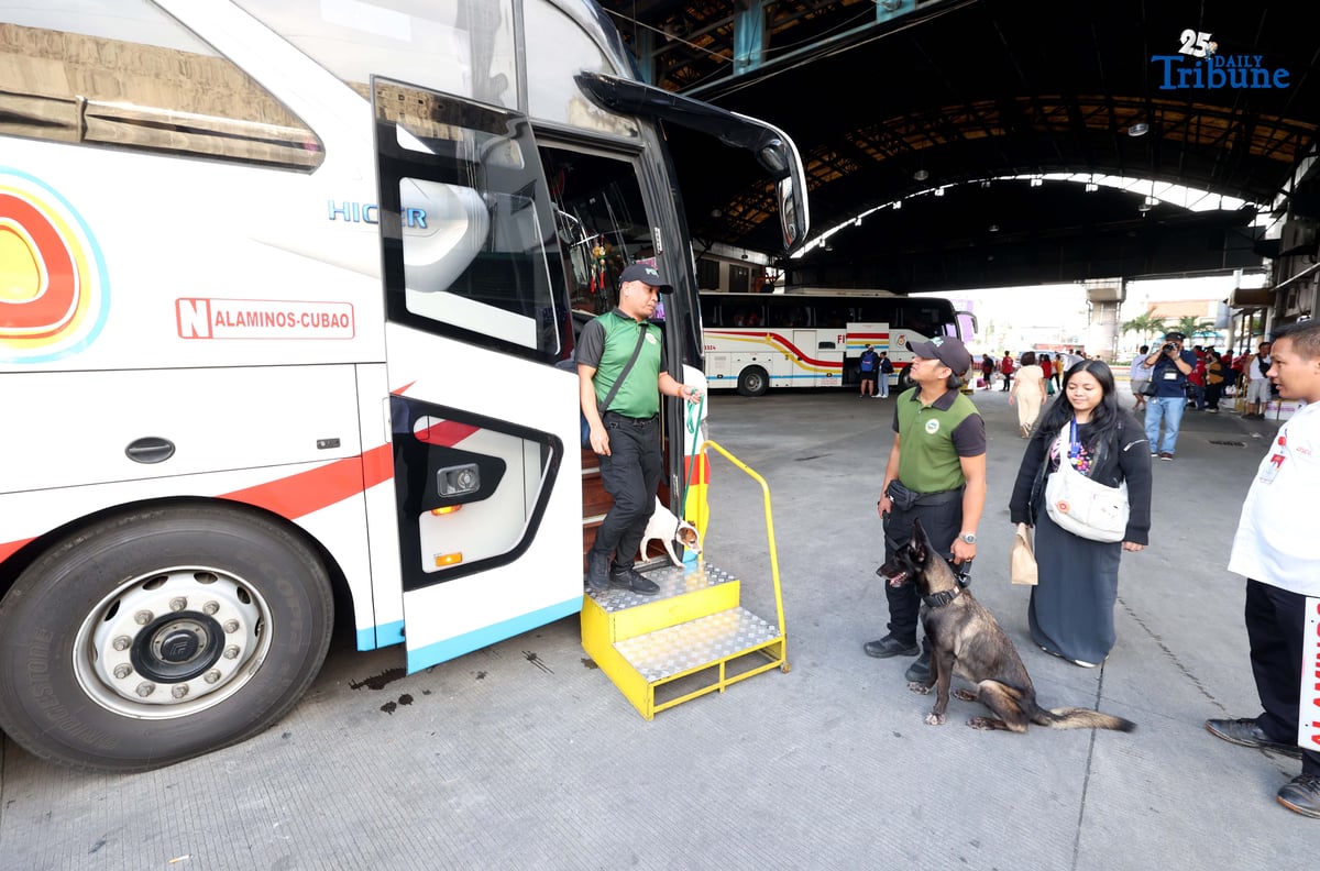 Officials from the Metropolitan Manila Development Authority, Department of Transportation, Land Transportation Office, and Land Transportation Franchising and Regulatory Board conduct a joint inspection of provincial bus terminals in Cubao, Quezon City on Thursday as part of an inter-agency traffic and transport management effort amid heavy passenger volume during the holiday season.