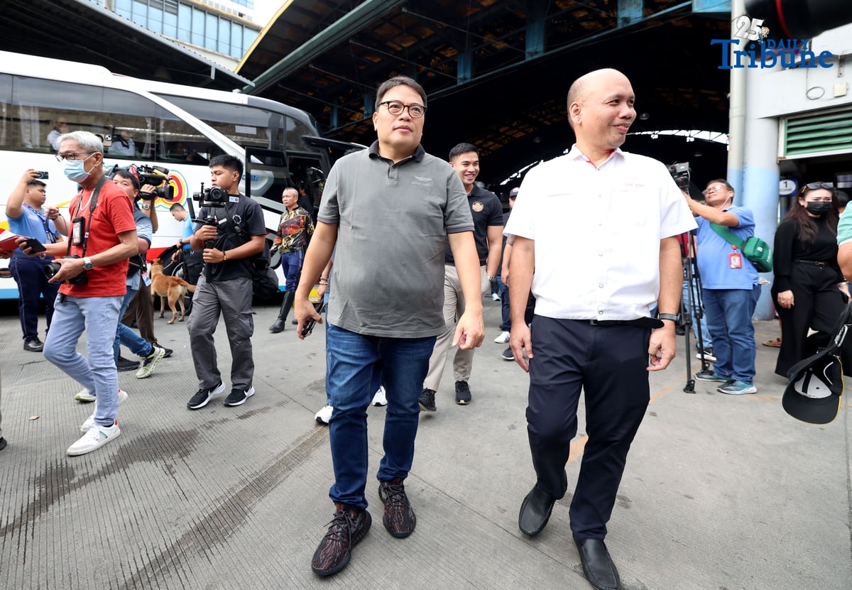 Officials from the Metropolitan Manila Development Authority, Department of Transportation, Land Transportation Office, and Land Transportation Franchising and Regulatory Board conduct a joint inspection of provincial bus terminals in Cubao, Quezon City on Thursday as part of an inter-agency traffic and transport management effort amid heavy passenger volume during the holiday season.
