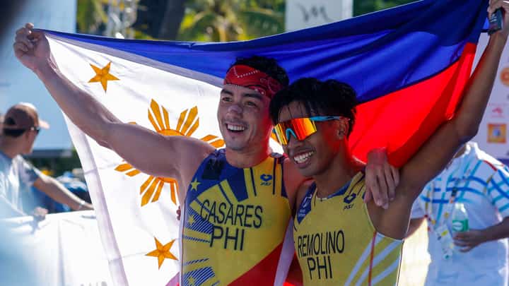 DESPITE falling ill due to food poisoning, Remolino and Fer Casares still delivered medals for Team Philippines in the triathlon competition of the 33rd Southeast Asian Games.