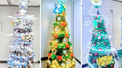 From waste to wonder: BSP office exemplifies government frugality through upcycled Christmas trees
