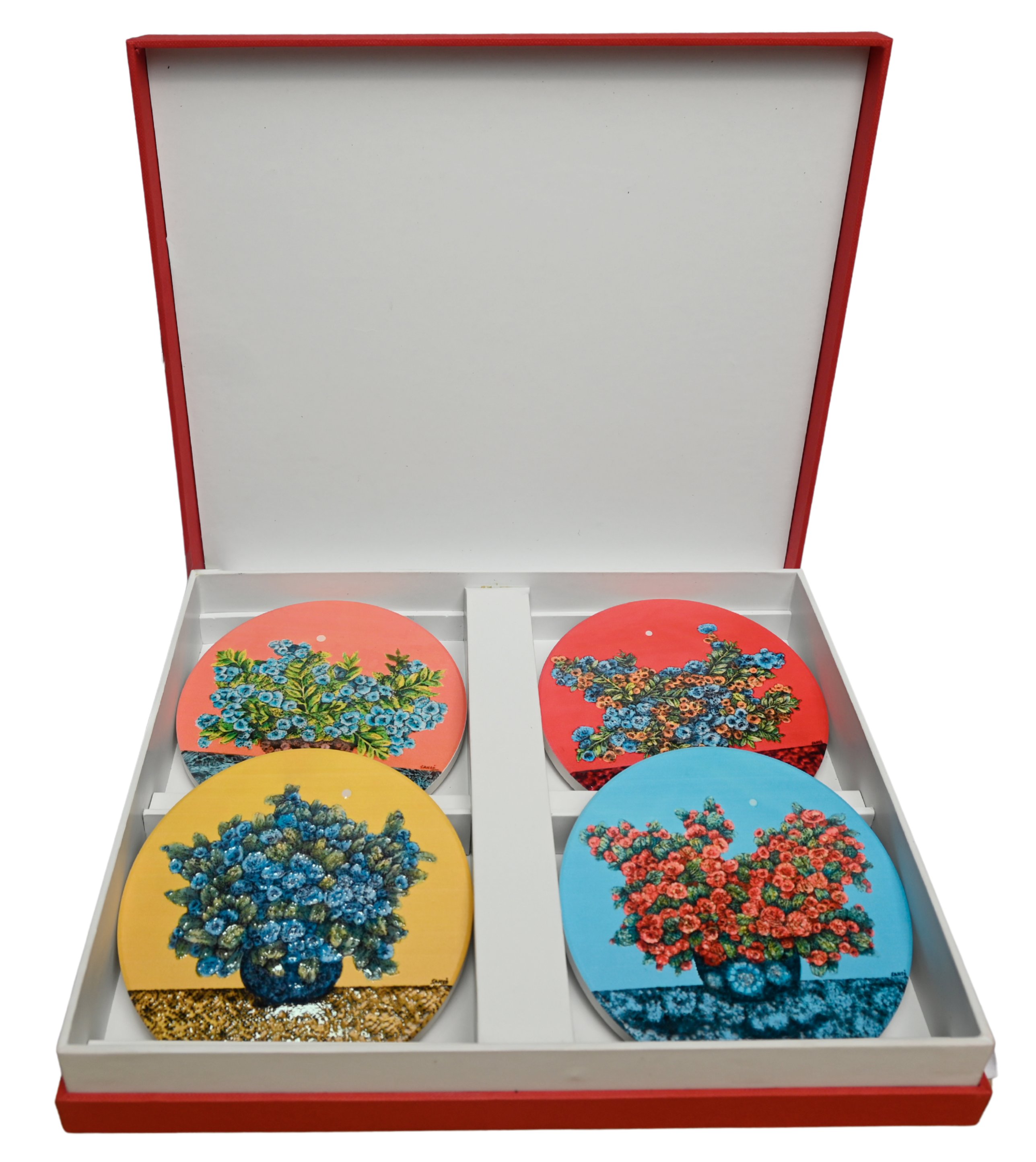 SANSO coaster W box and Sanso plate