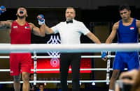 EUMIR Marcial refuses to let Filipino boxers go home empty-handed as he clinched the gold medal in the men’s 80kg boxing event of the 33rd Southeast Asian Games.