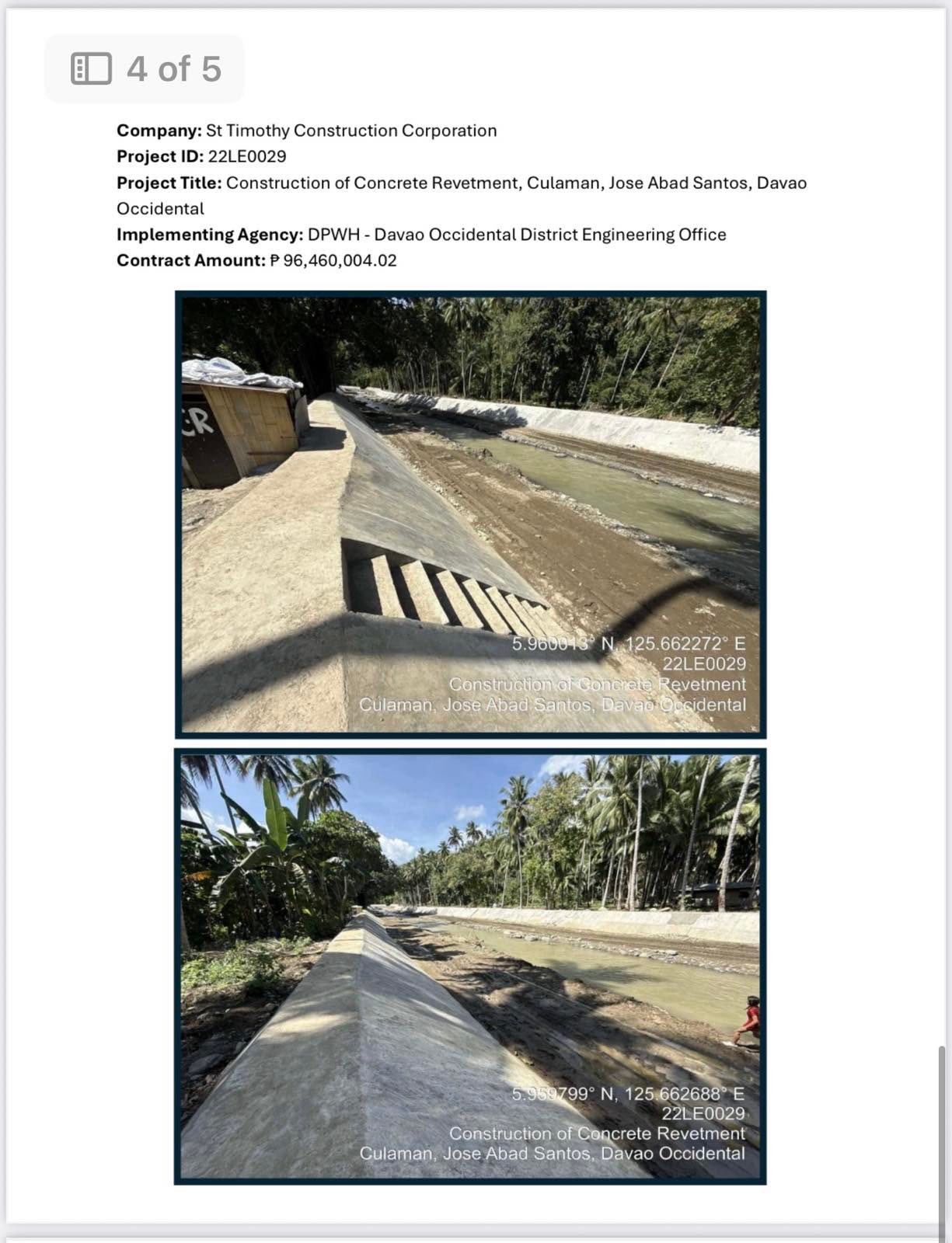 P96.5M na flood control project sa Davao Occidental, hindi raw ‘ghost’
