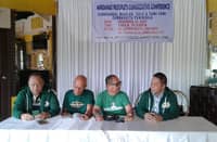 FROM left to right: Lawyer Nazir Ynawat | Cesar Cuntapay | Benito Ranque, Retired PNP Brig. Gen. | Shepard Reyes, Masada provincial chairman of Tawi-Tawi. The panelists during People’s Consultative Assembly at 3McQueens Cafe Ristorante, Pasonanca Road, Zamboanga City