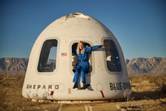 Wheelchair user flies into space, a first