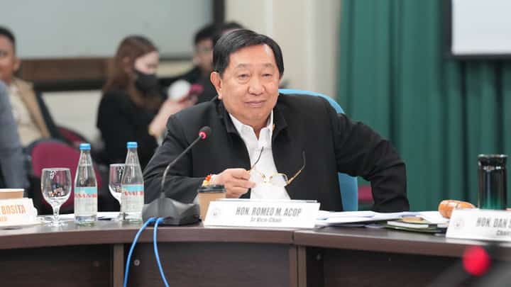 ANTIPOLO Rep. Romeo Acop, known for being a meticulous and authoritative interrogator in high-profile House inquiries, dies at 78 from a heart attack.