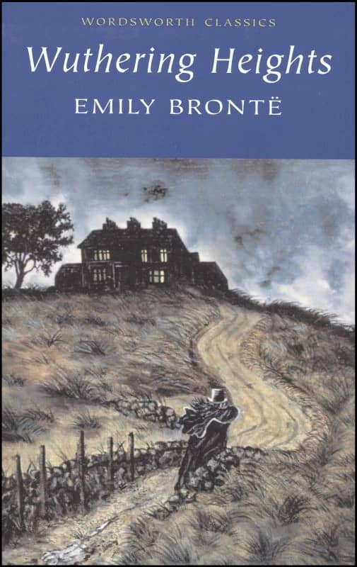 Wuthering Heights book cover by Wordsworth Classics.
