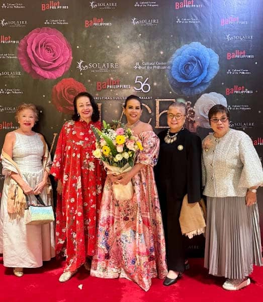 SONYA Garcia, Ping Valencia, Ballet Philippines president Kathleen Lior-Liechtenstein, Cookie Féria and Atty. Lorna Patajo-Kapunan.