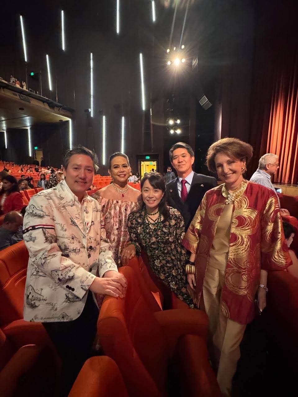 BALLET Philippines Trustee Carlo Calma, BP president Kathleen Liechtenstein, Madame Endo Akiko, Japan Ambassador Endo Kazuya and US Ambassador MaryKay Carlson.