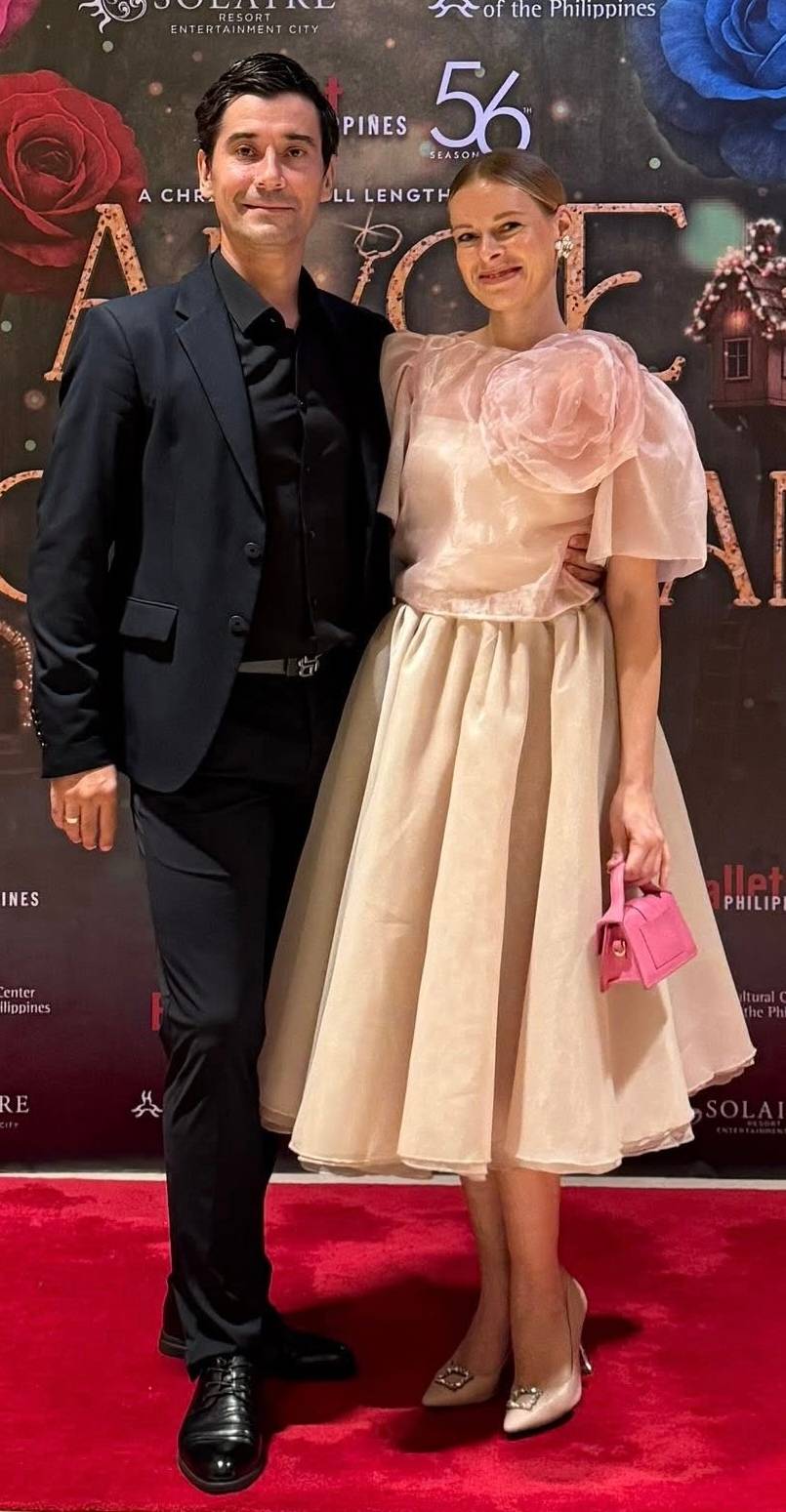 BP artistic director Mikhail Martynyuk and Elya Martynyuk.