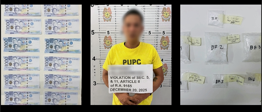 Police seize P1.8-M shabu, arrest high-value drug suspect in Nueva Ecija