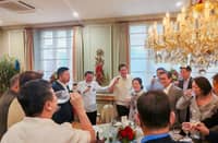FIRST Lady Liza Araneta-Marcos hosted Chinese dignitaries at the Laperal Mansion last week.