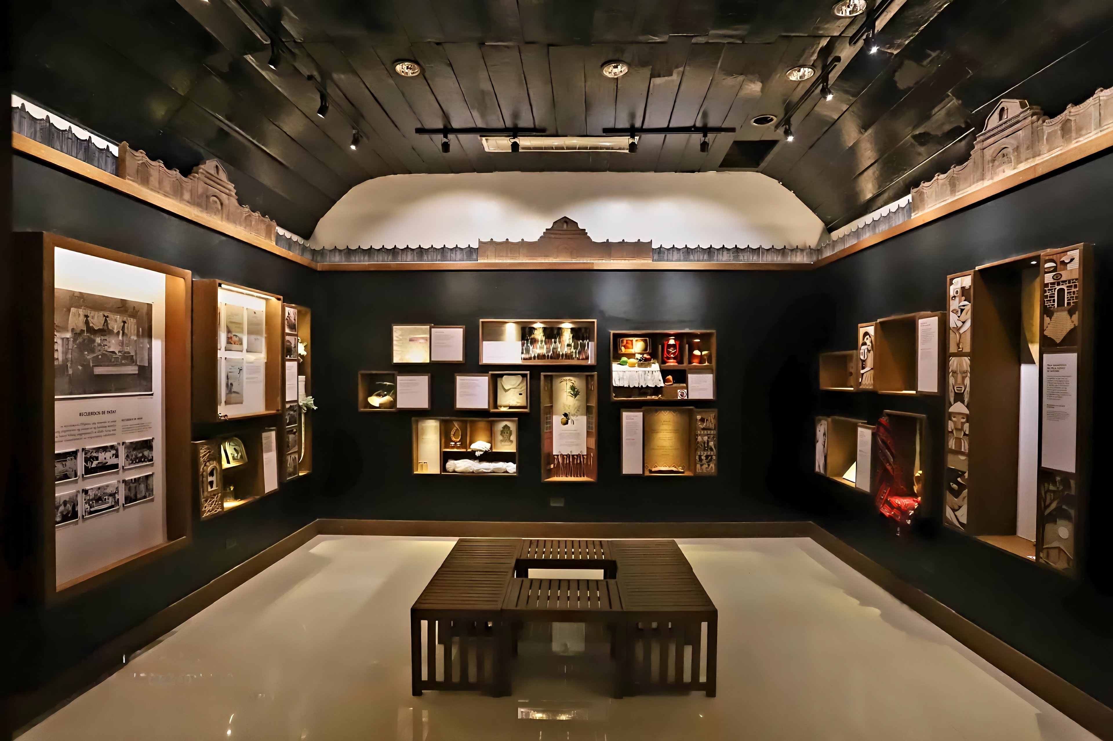 A newly refurbished gallery inside the Museo ng Libingan sa Ilalim ng Lupa, featuring redesigned displays that deepen understanding of local history, memory and funerary traditions.