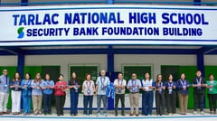 Security Bank builds new classrooms for Tarlac NHS