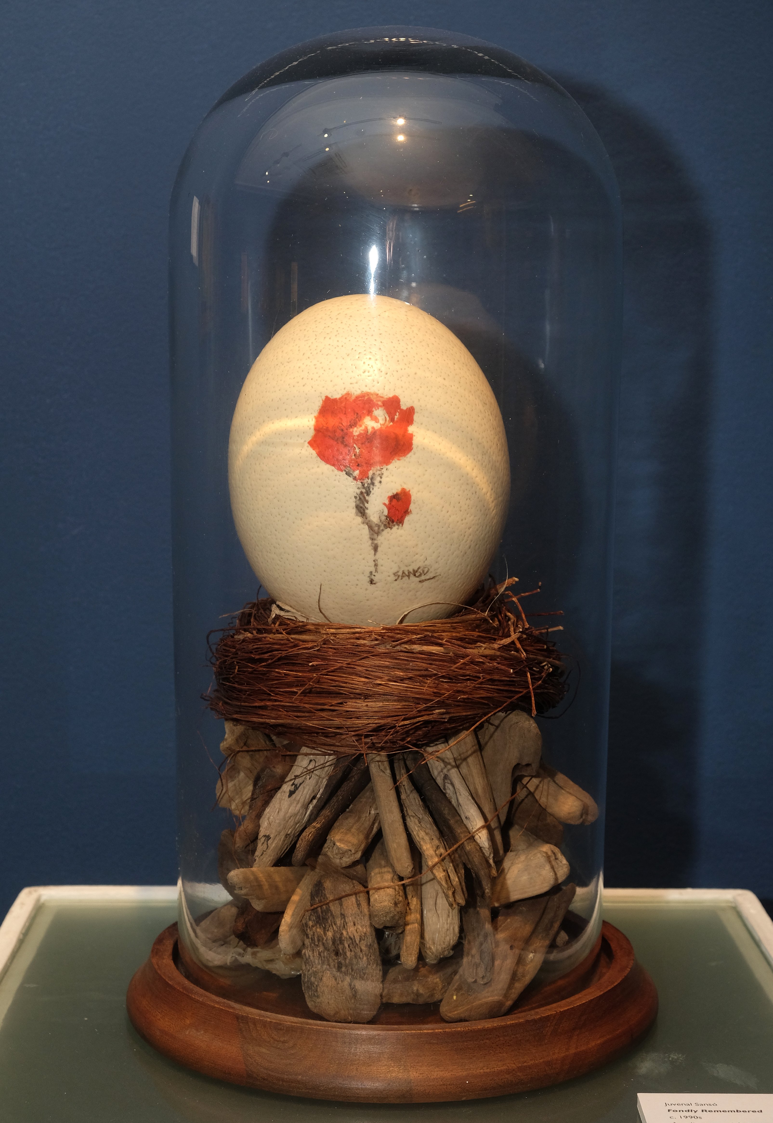 AN egg painted by Sanso Pepper Teehankee Collection.