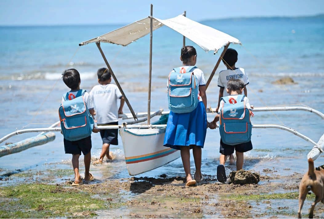 Students on the remote island of Caponayan in Cuyo Islands, Palawan also received essential school kits, ensuring they have the tools they need for learning.