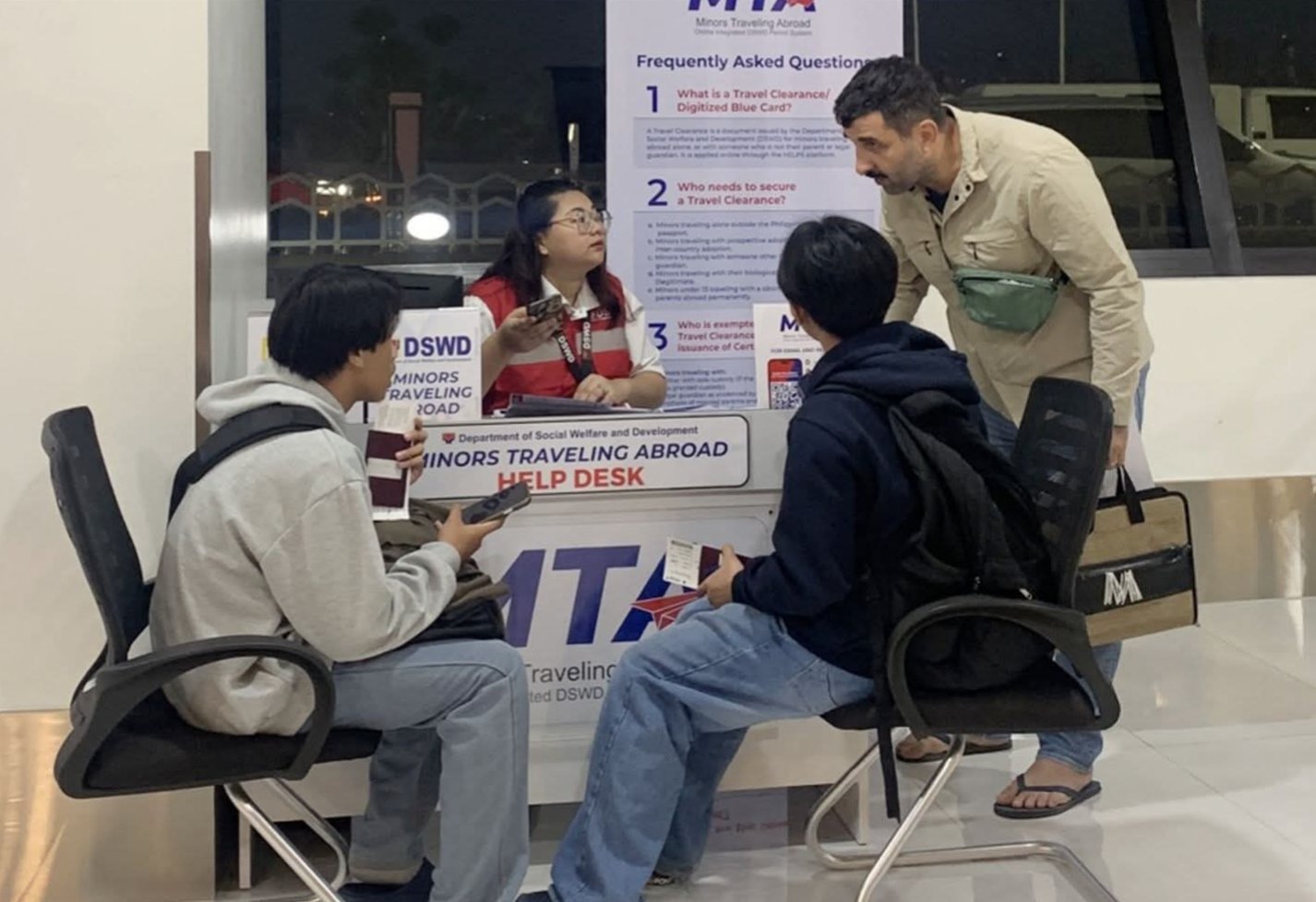 DSWD opens minors travel help desk at NAIA Terminal 1