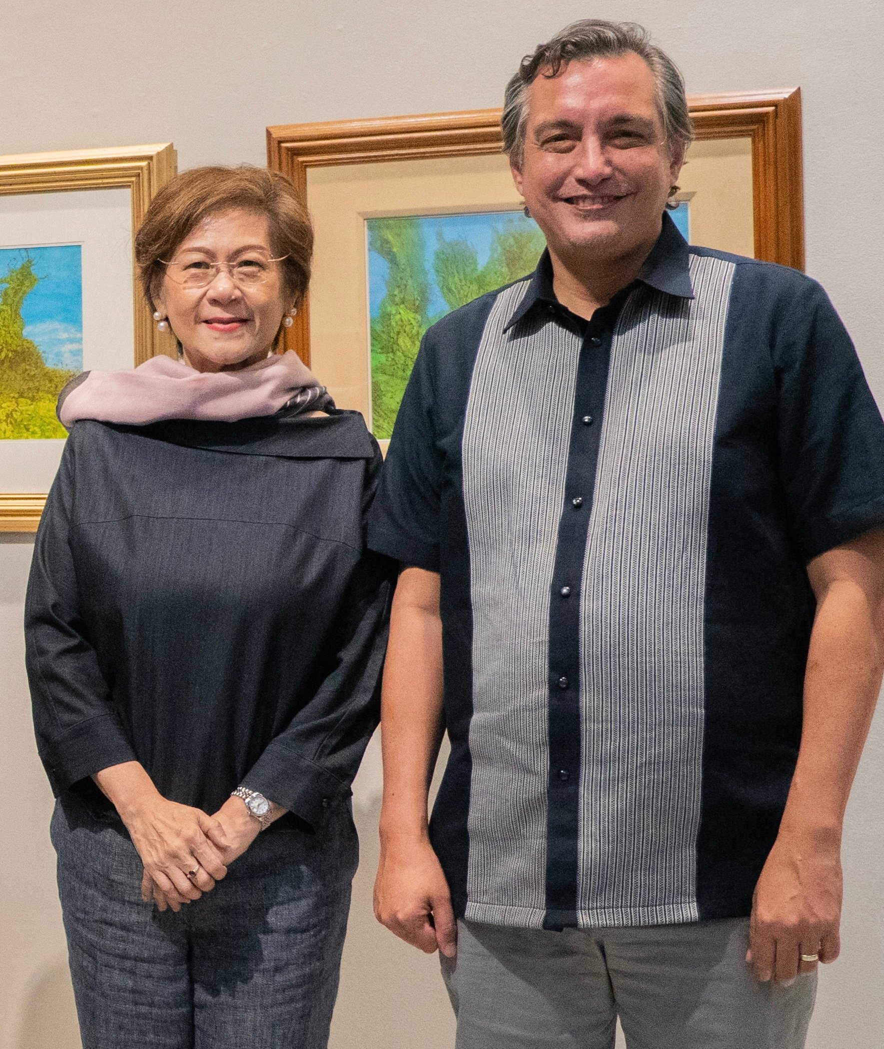 LAY Ann Orlina and National Museum of the Philippines director Jeremy Barns.