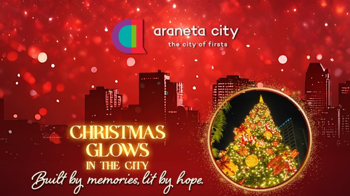 Araneta city: Christmas glows in the city