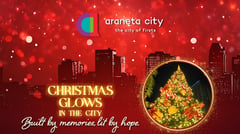 Araneta city: Christmas glows in the city