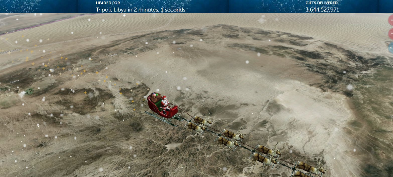 Finding Santa through NORAD