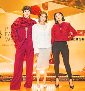 BJ Pascual, Janine Gutierrez and Liz Uy.