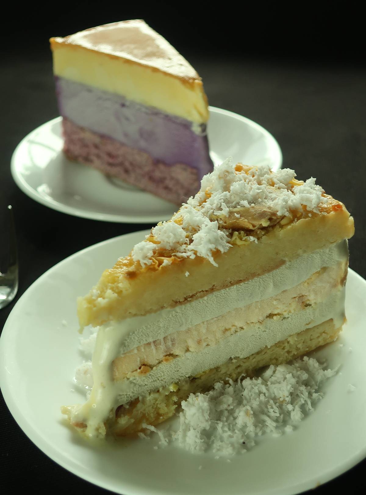 SEBASTIAN’S Christmas ice cream cakes Bibingka and Ube Leche Flan Torte