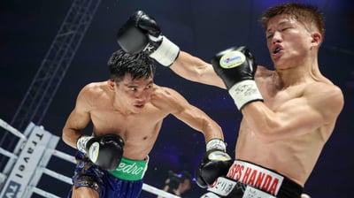 No holiday break for boxing champ
