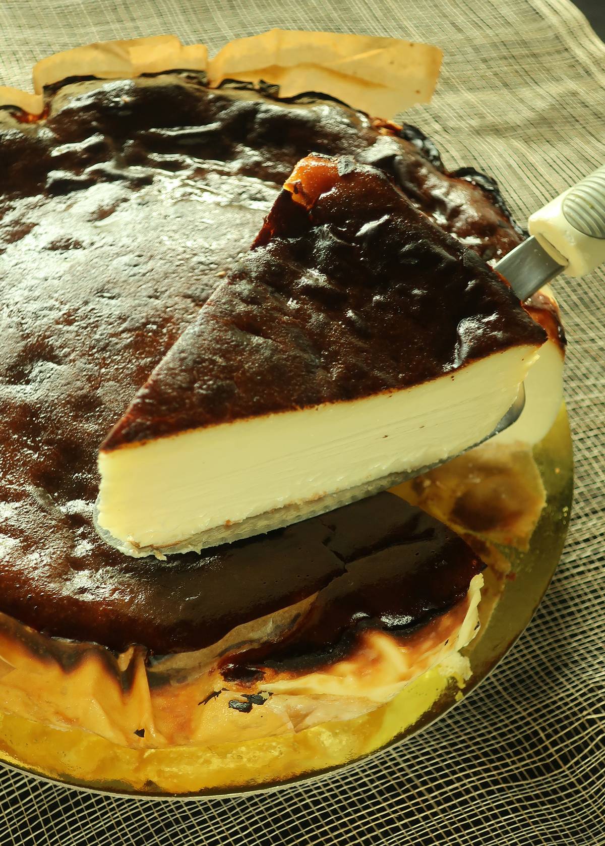 BAKERS Champ’s Burnt Basque Cheesecake.
