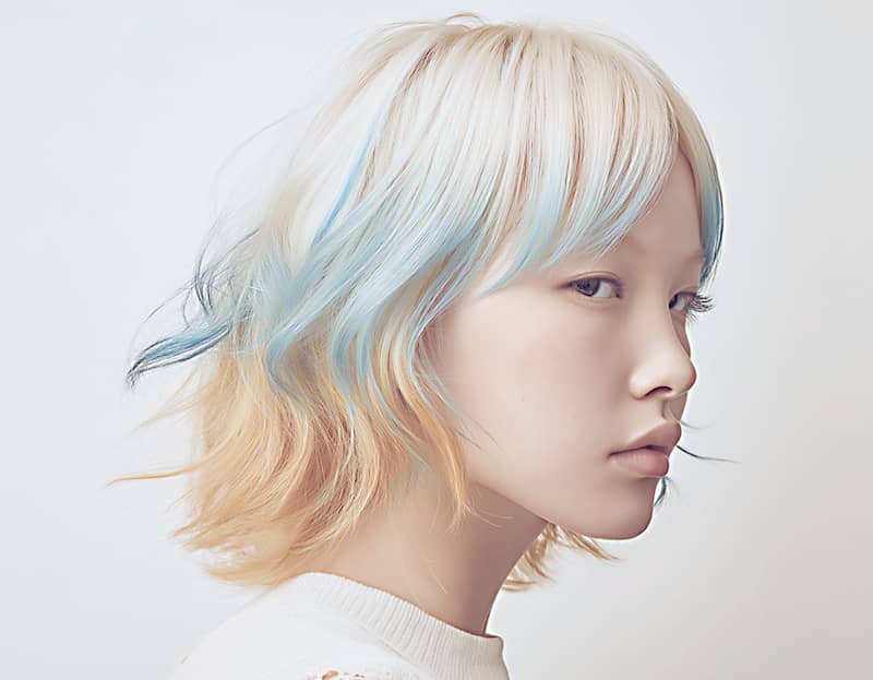 Cloud dancer in beauty and hair.