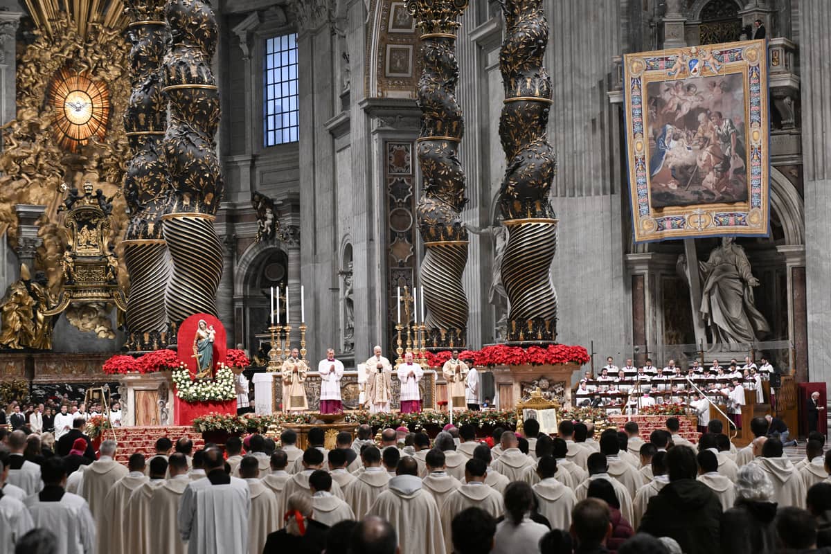 LEO’S debut Pope Leo XIV held the first Christmas Mass of his pontificate, greeting thousands of faithful gathered in St. Peter’s Square before the service. During the Mass, Leo said Christmas is a feast of ‘faith, charity and hope,’ and criticized a ‘distorted economy’ that, he warned, leads people to treat human beings as mere merchandise.
