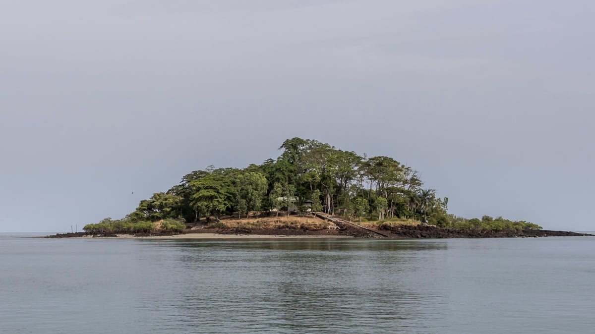 Islands slowly swallowed by sea