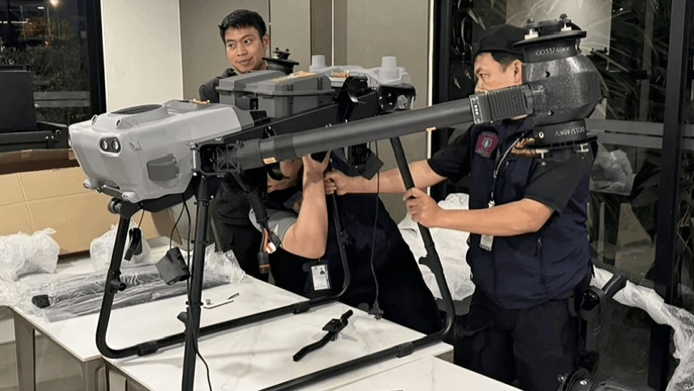 Myanmar nationals caught with 10 drones in Bangkok